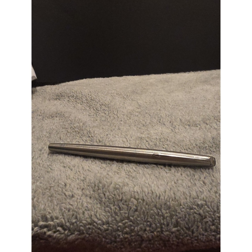 Vintage Parker Rollerball Pen Stainless Steel Writing Signing‎ Refillable